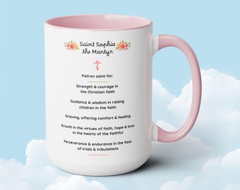 St. Sophia the Martyr Mug - Orthodox Christian Gift