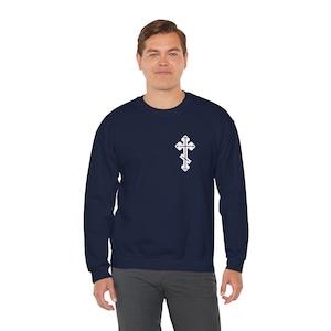Orthodox Cross ICXC NIKA Sweatshirt - Christian Faith Clothing