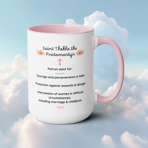 St. Thekla Orthodox Christian Mug: Gift for Coffee or Tea Lover