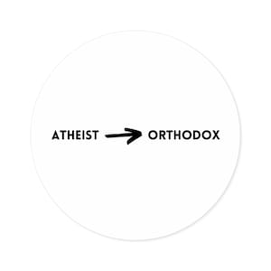 Faith Reborn Sticker: Atheist to Orthodox Christian Vinyl Decal
