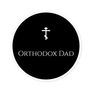 Orthodox Dad Sticker | Faith-Based Vinyl Sticker for Father&#39;s Day | Orthodox Christian Gift for Him | Laptop, Journal, or Water Bottle