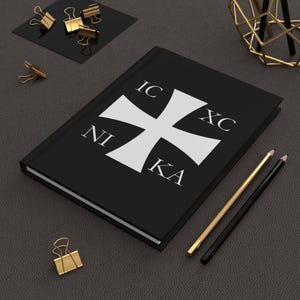 IC XC NIKA Cross Journal: Religious Writing Pad