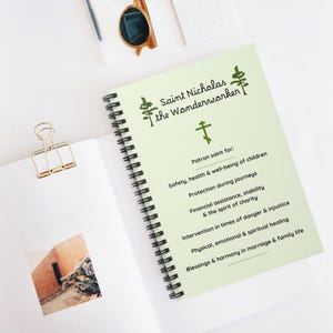 St. Nicholas the Wonderworker Orthodox Church Saint Journal - Orthodox Christian Gift Journaling