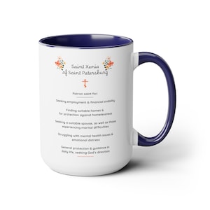 St. Xenia of St. Petersburg Mug - Orthodox Christian Gift