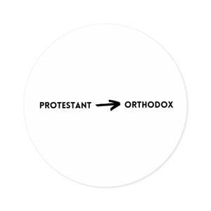 Path to Orthodoxy Sticker: Religious Journey, Faith Decal