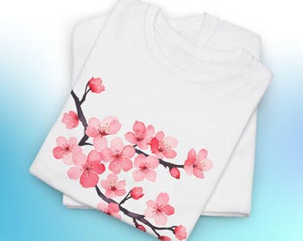 Cherry Blossom T-Shirt – Spring Floral Design, Nature Tee