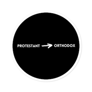 Path to Orthodoxy Sticker: Religious Journey, Faith Gift