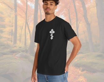 Orthodox Cross ICXC NIKA T-Shirt: Christian Faith Gift