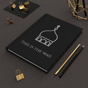 This is the Way Orthodox Church Hardcover Journal Matte - Religious Diary Notebook, Bible Study Notebook, Orthodox Christian Journal