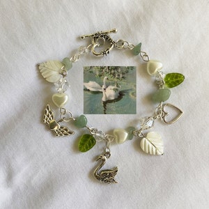 Silver Coquette Nature Swan Bracelet | Folklore - The Lakes