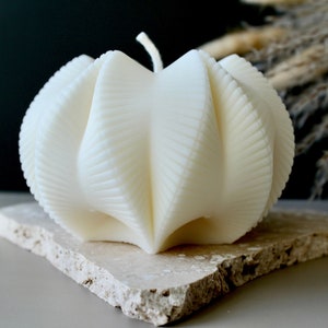 Large Swirl Candle | Shaped Candle | Sculptural Candle | Aesthetic Candle | Decorative Candle| Home Decor | House Warming gift