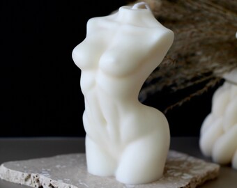 Woman Body Candle | Female Torso Candle | Shaped Candle | Woman Bust candle | Valentine Home Decor | Valentines Gift for Her Him