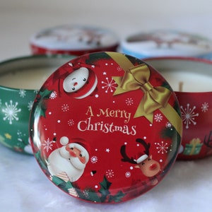 Christmas Candle | Christmas gift | Unique Holiday Gift Box | Christmas Gift Box | Holiday gift set | Stocking stuffer| Coworker Gift