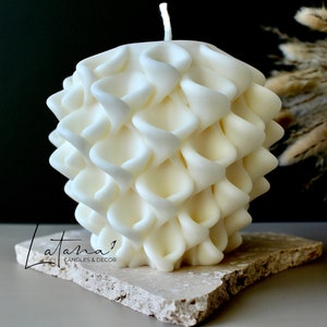 Morning Glory Candle | Blossom Candle | Flower Shaped candle Sculptural candle Soy wax | Handmade House Warming Gift Home Decor Gift for Her