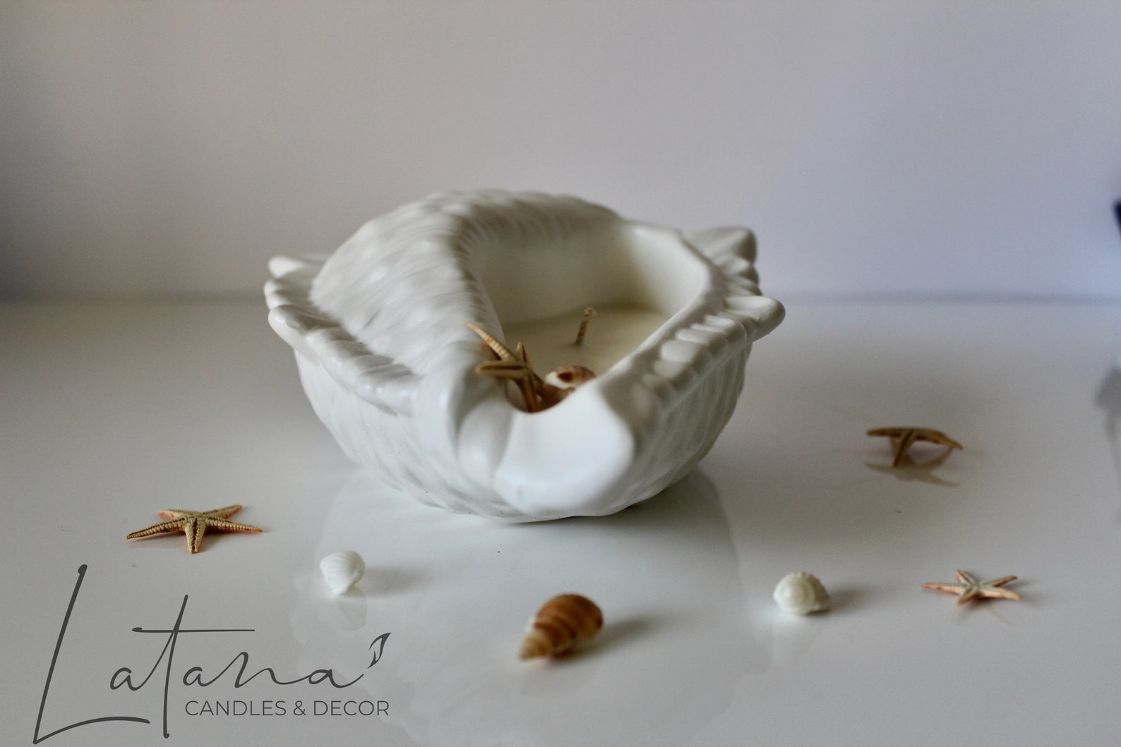 Shell Candle Container Shell Candle | Seashell Candle Jar | Jewelry Box Storage | Handmade ...