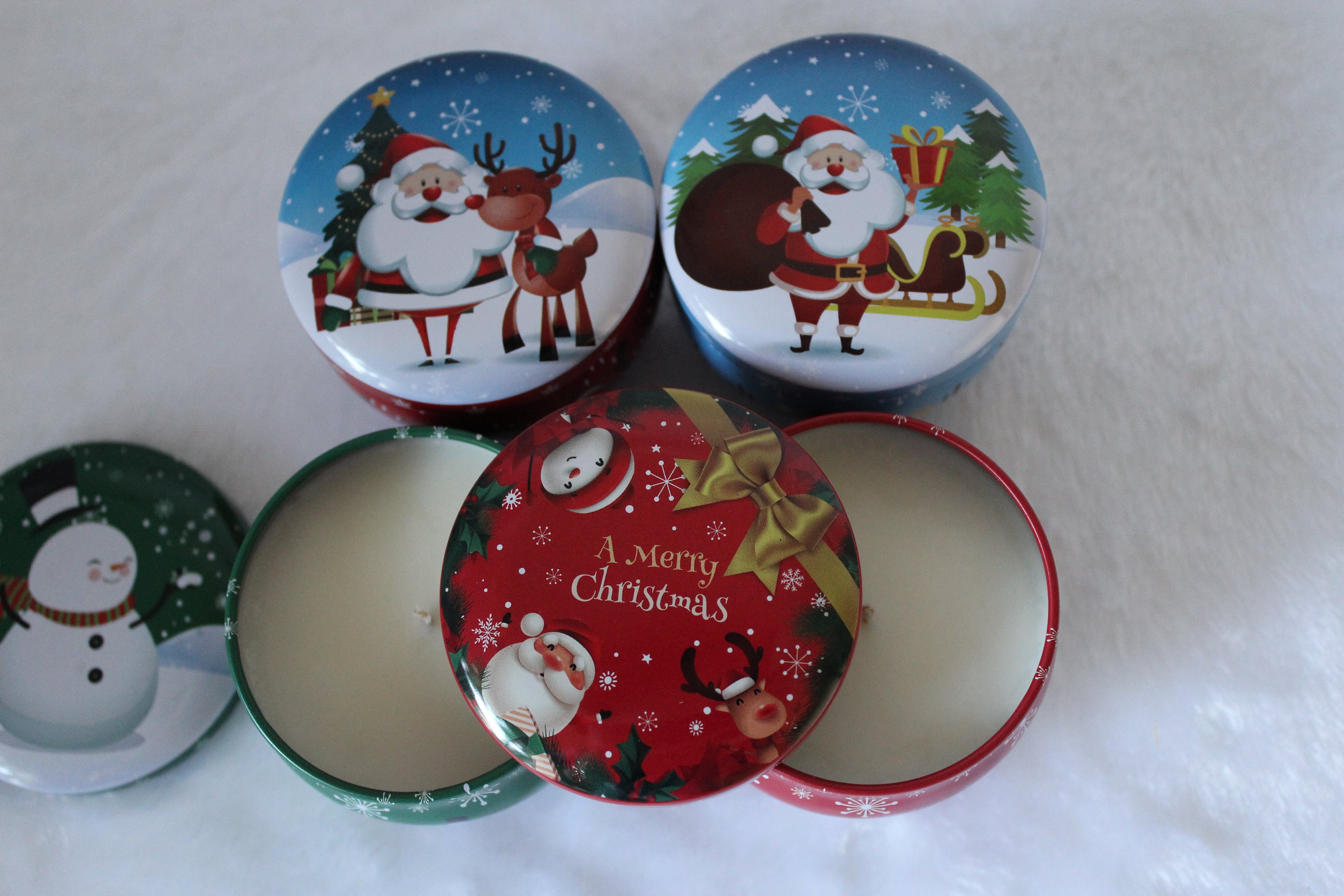 Christmas Candle Gift Box | Soy Wax Holiday Scents - Etsy