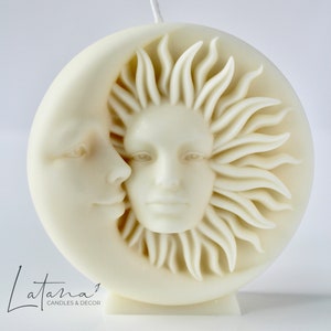 Sun and Moon Candle | Couple Candle | Shaped Candle | Valentine Home Decor | Gift for couple | Valentines Gift For Her | Moon and Sun Candle
