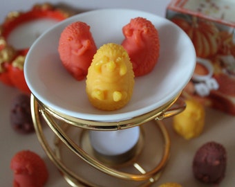 Fall Wax Melts| Scented Soy Wax Melts| Fall Home Fragrance| Cute Hedgehog Wax Melts| Pumpkin Scented Wax Melts| Fall Decor| Autumn Wax Melts