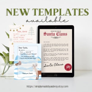 Carta de Papá Noel / Descarga digital / Descarga imprimible