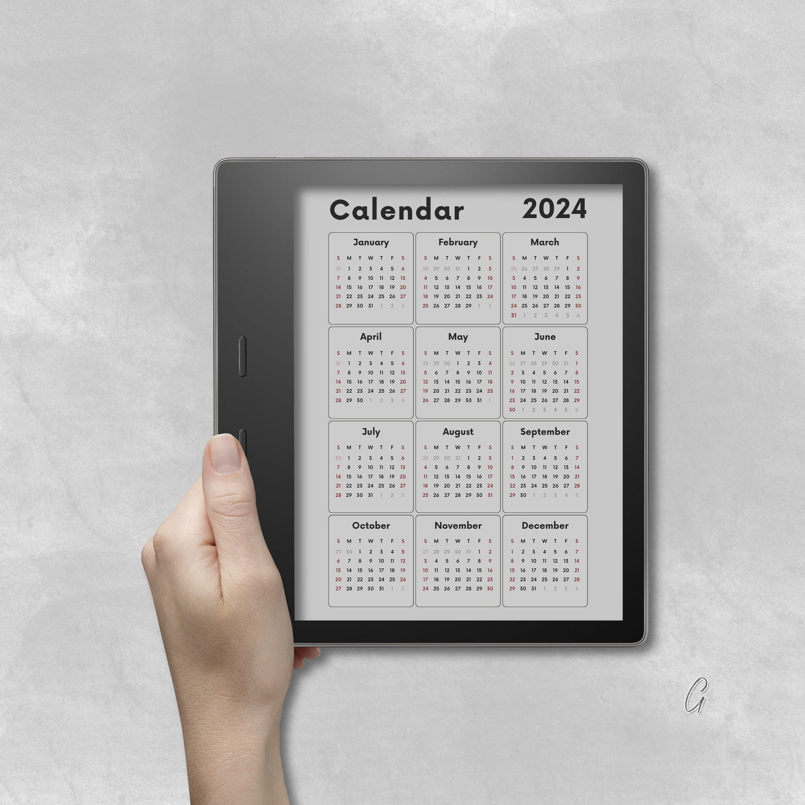 Digital Planner Kindle Scribe, Kindle Scribe Templates, Kindle Scribe