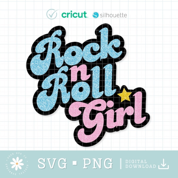 Rock n Roll Girl Svg Png, Darla Nemo Costume, Darla Finding Nemo, Rock And Roll Svg, Rock Girl Svg, Finding Nemo Png, Darla Nemo costume Svg