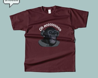 Oh No Monkey Meme T-Shirt Gift