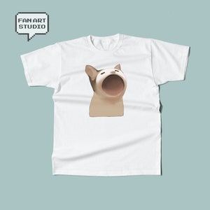 Pop Cat Meme T-Shirt Gift for Catlover, Funny Viral Cat Reacting, Pop Cat Meme Tee, Shocked Cat Gift