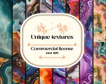 Verdant Bliss: Lush Green Geode Digital Collection 4000x4000 resolution