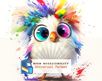 12 Beautiful Images of Adorable White Chicks, Ideal for Any Type of Project: High Quality, Low Weight, Artistic, Unique