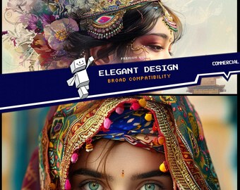 40 Beautiful Images of World Cultures, Ideal for Any Type of Project: High Quality, Low Weight, Artistic, Unique, and Various Styles