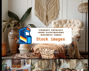 40 Beautiful Images of Boho Style, Ideal for Any Type of Project: High Quality, Low Weight, Artistic, Unique, and Various Styles