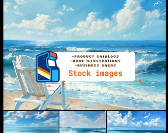 Ocean & Beach Images, High-Quality Scenic Photography (Digital Download)