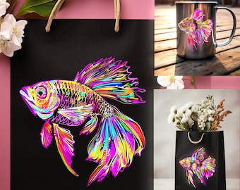 170+PNG Transparentes Peces coloridos , Diseños Únicos 4000x4000 ideales para superposición impresión animaciones composiciones