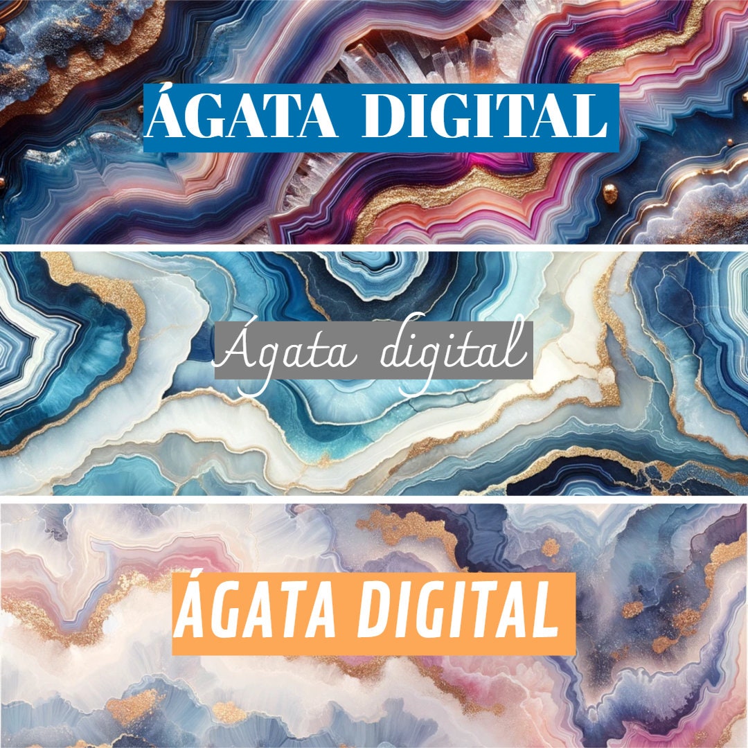 Digital Agate Paper: Geode Texture, Agate Design, Purple Agate ...
