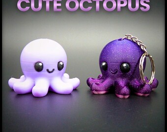 Cute Octopus - Keychain - Fridge Magnet - Figurine - Multicolor - digital 3d print STL Files