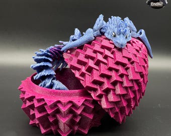 Dragon Egg No. 5 - No supports - digital 3d print STL files