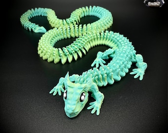 Wspaniały mały smok - wersja Extra Long - przegubowa zabawka Fidget Toy - do druku na miejscu - Fidgettoy - bez podpór - pliki STL do druku cyfrowego 3D