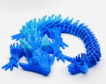 Szczęśliwy ulubiony smok - przegubowa zabawka Fidget - druk na miejscu - bez podpór - pliki STL do druku cyfrowego 3D