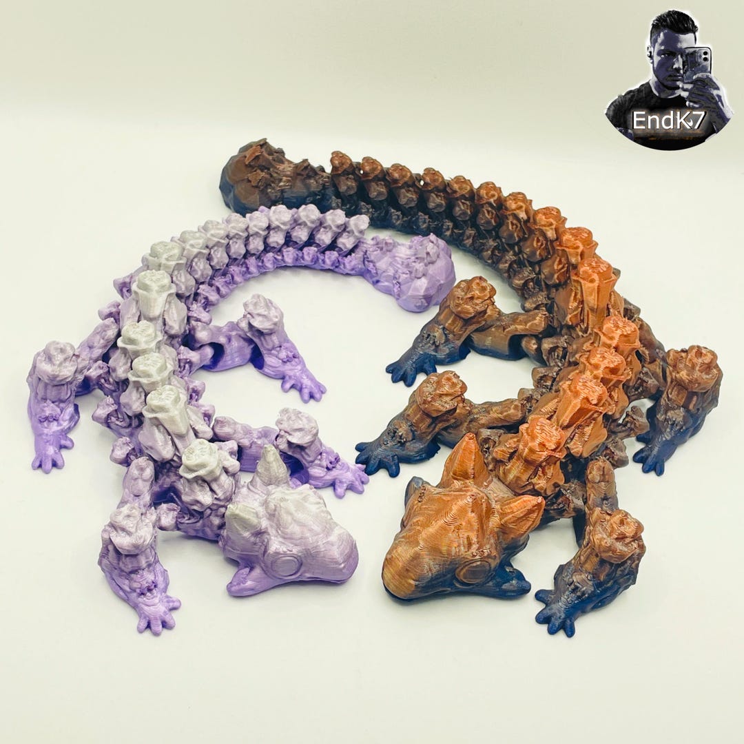 Baby Favorite Dragon - Articulated Fidget Toy - Print in Place - No ...