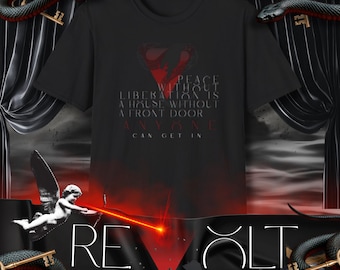 Revolutionary Unisex T-Shirt, Vive La Resistance Tee, Rebellion Graphic Top, Protest Activist Apparel