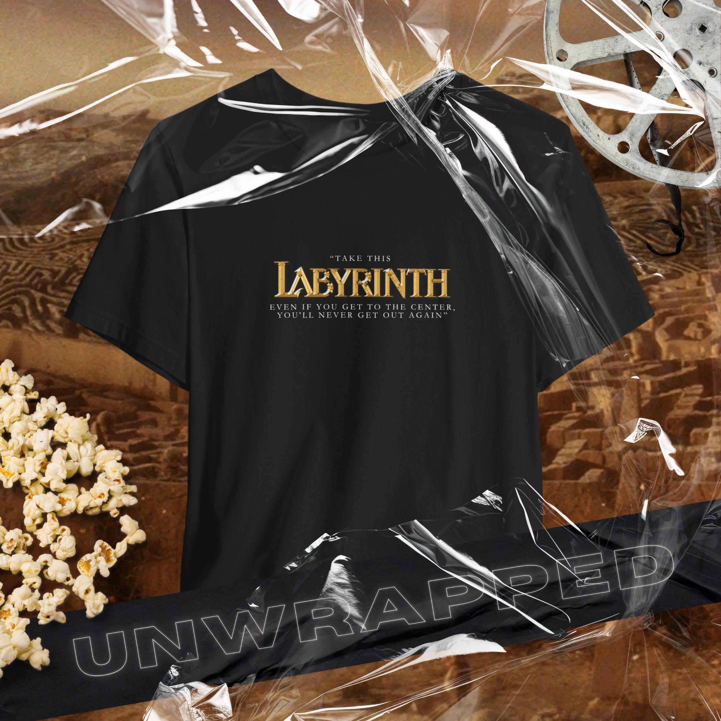 使用感あり‼️デビッドボウイ ラビリンス Tシャツ ラビリンス デヴィッド・ボウイ グラフィックTシャツ：レトロ映画