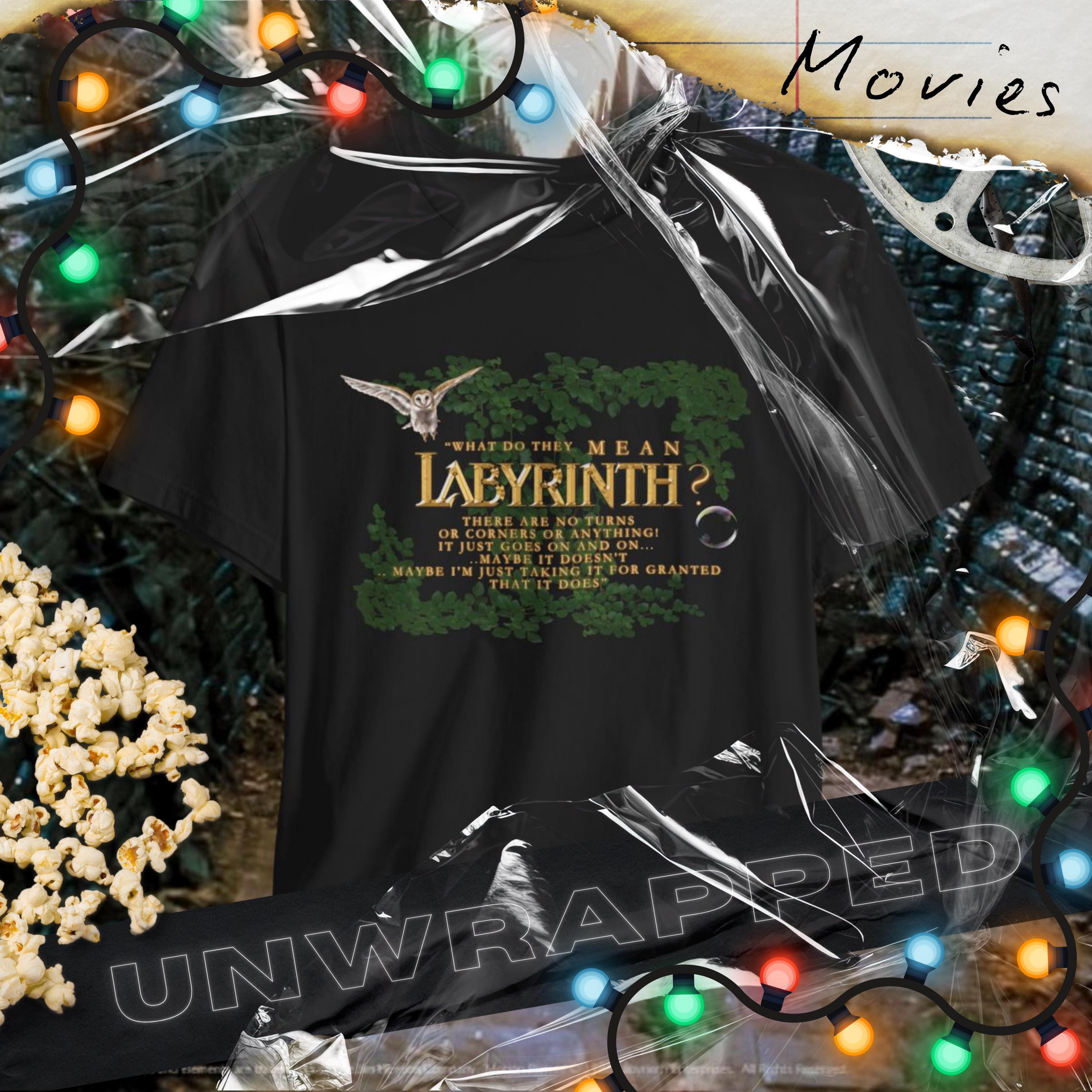 ラビリンス 映画Tシャツ：デヴィッド・ボウイファンへのギフト、80年代