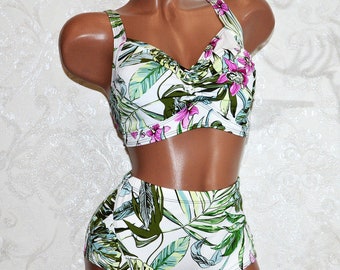 Women's two-piece swimsuit Two Piece Plus Size Swimwear Two Piece Bathing Suits Two Piece Plus Size Swimsuit bikinis for women over 50
