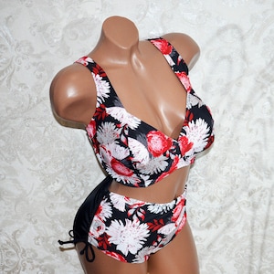 Women&#39;s Two-Piece Swimsuit, Plus Size Two Piece Set Womens Larger Sizes Swimsuit Bathing Suit Swimsuit With a Large Cup