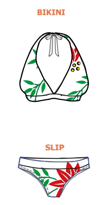 Swimwear Pattern Two Piece Swimsuit Sewing Pattern Tankini Bikini Sizes ...