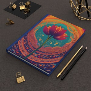 Tulip Watercolor Pattern Journal: Romantic Secret Diary