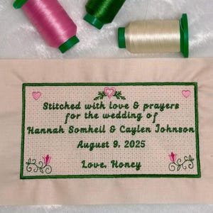 Custom Embroidered Quilt Labels