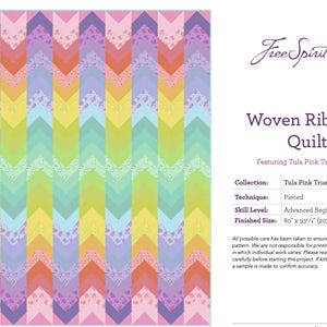 Tula Pink - Woven Ribbons - Quilt Kit