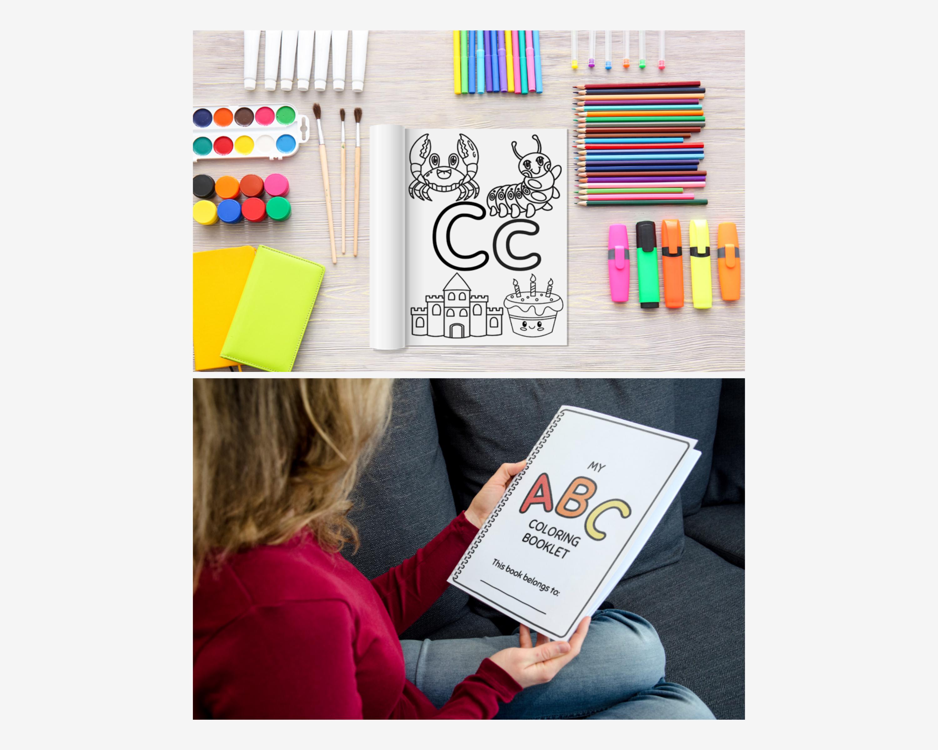 ABC Coloring Pages, Alphabet Coloring Sheets, Kids Learning Activities ...