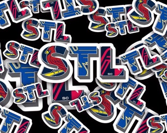 STL Teams Vinyl Sticker